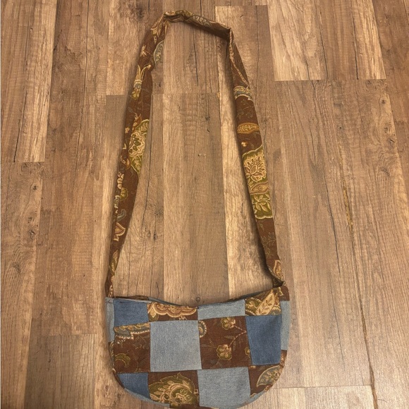 Handmade patchwork shoulder bag 🤎 - Picture 1 of 4